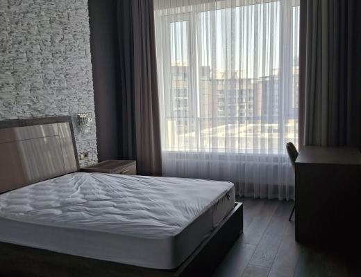 4-room apartment 21/21 in the residential complex "Alfarabi 27". Bostandyk district, Alfarabi Seifullina